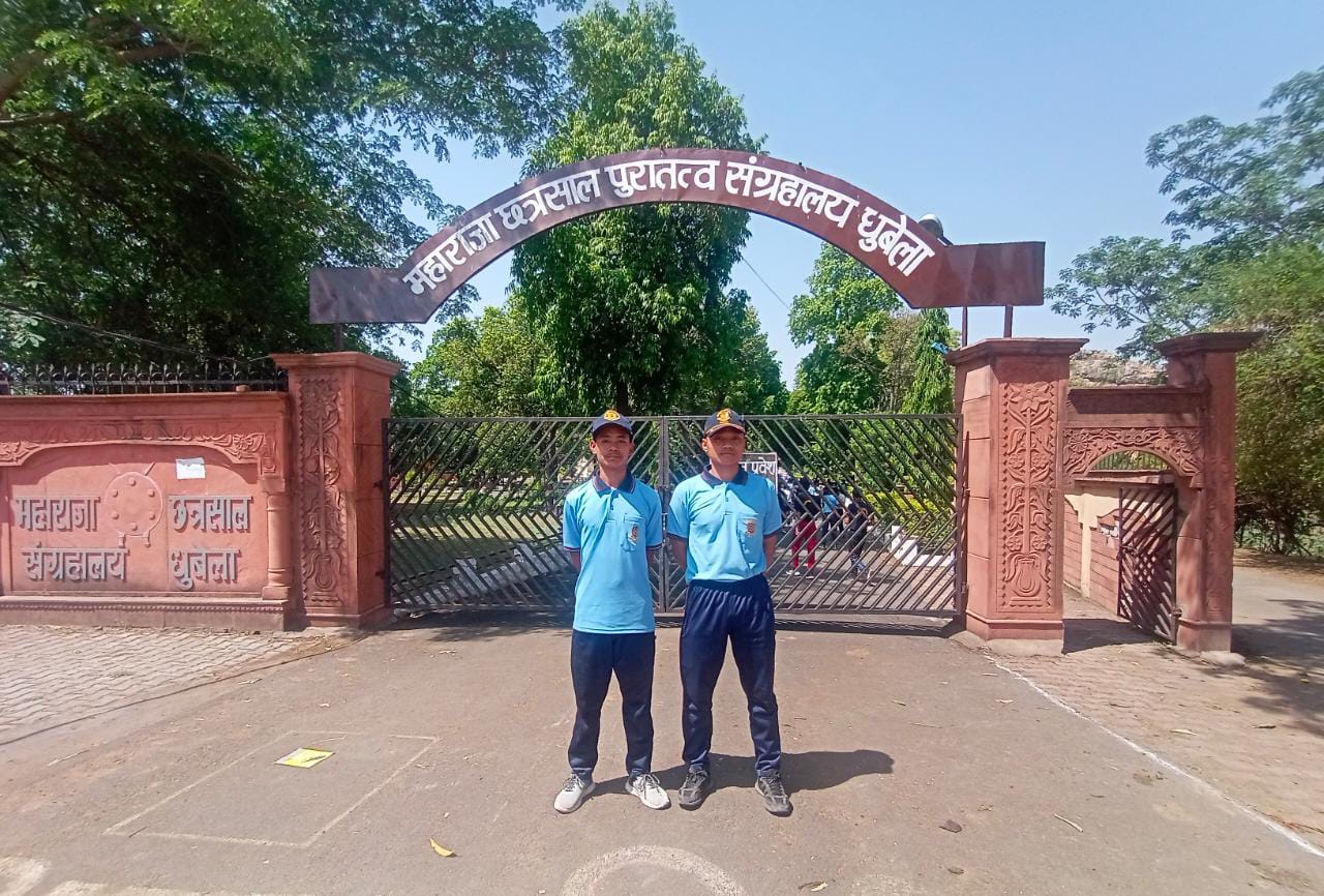 NCC cadets of SGC, Namchi attended EBSB camp at Chhaterpur, MP